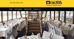Desktop Screenshot of crownrivercruise.co.uk